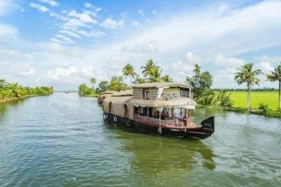Houseboat on the Kerala backwaters